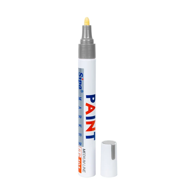 Lackmarker SP101, medium, Metallgehäuse, Farbe: Silber