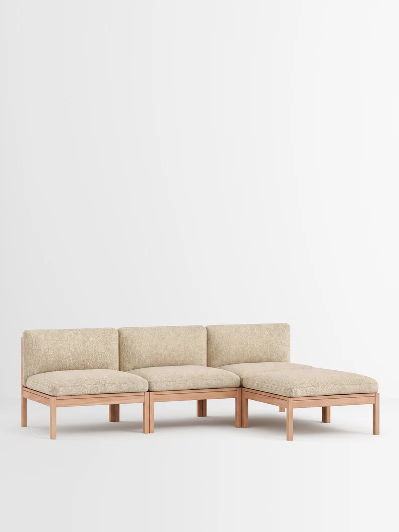 3 Seater Sofa with Chaise Longue