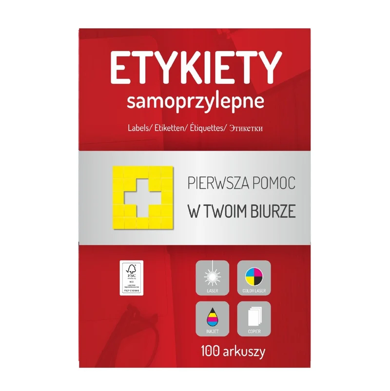 Selbstklebende Etiketten A5 Memo Label 100 Blatt