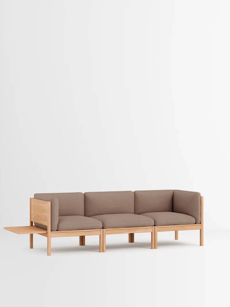3 Seater Sofa with Sides + 1 Side Table