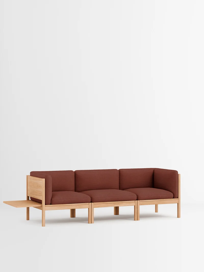 3 Seater Sofa with Sides + 1 Side Table