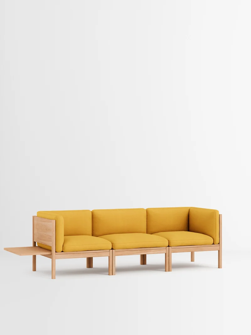 3 Seater Sofa with Sides + 1 Side Table