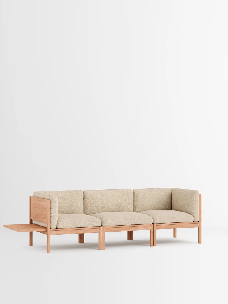 3 Seater Sofa with Sides + 1 Side Table