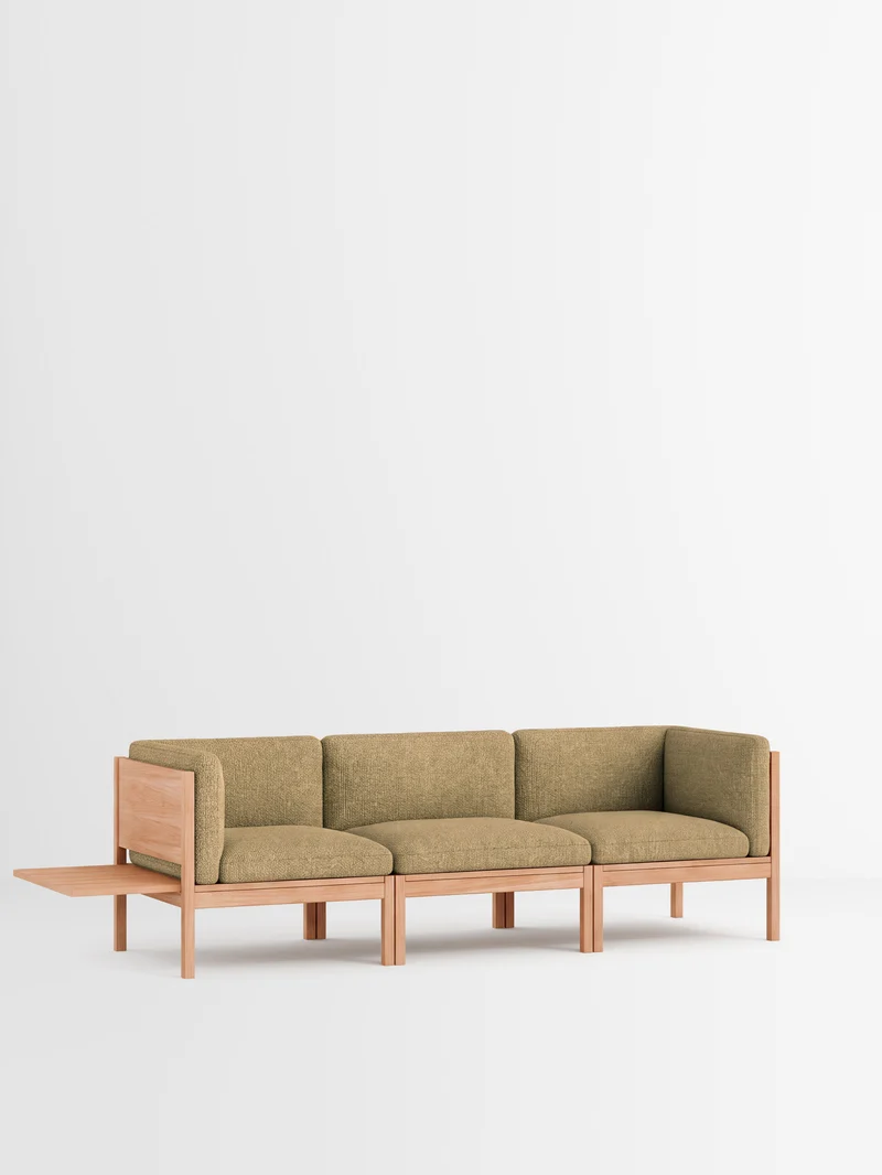 3 Seater Sofa with Sides + 1 Side Table