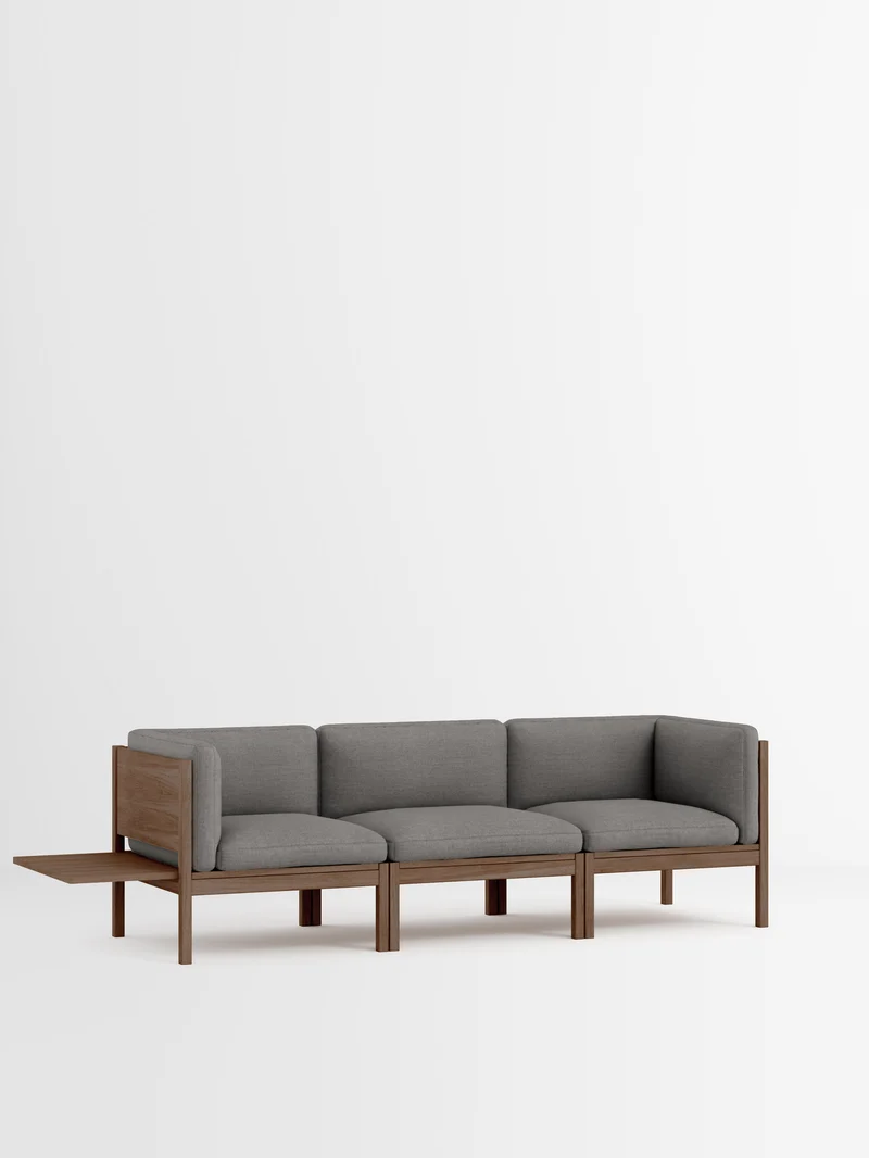 3 Seater Sofa with Sides + 1 Side Table