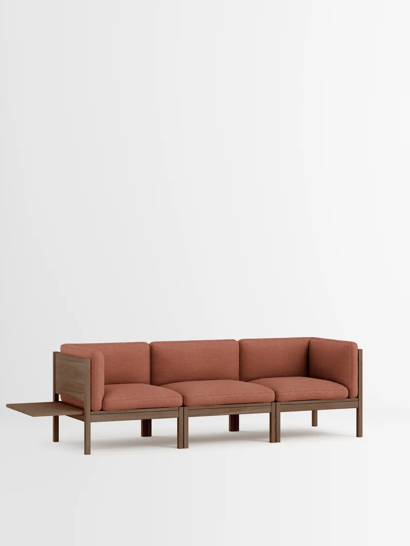 3 Seater Sofa with Sides + 1 Side Table