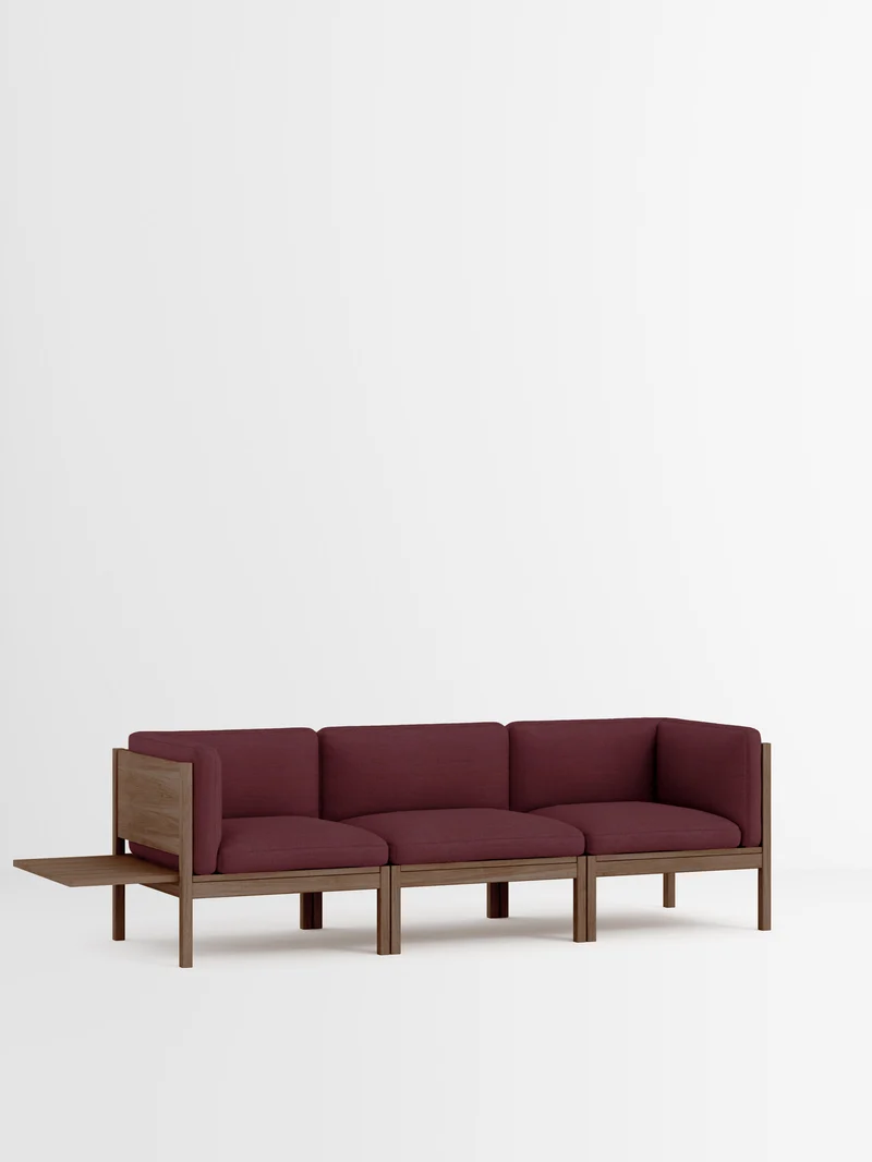 3 Seater Sofa with Sides + 1 Side Table