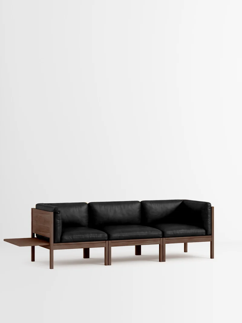 3 Seater Sofa with Sides + 1 Side Table