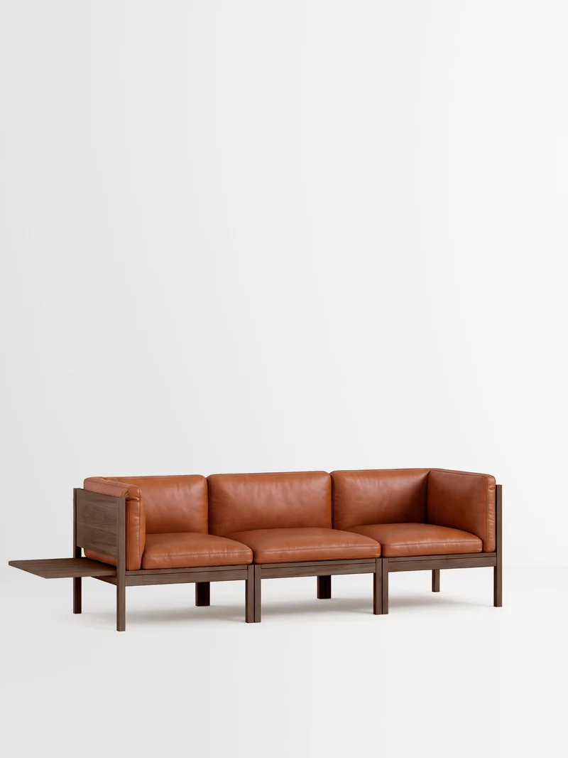 3 Seater Sofa with Sides + 1 Side Table