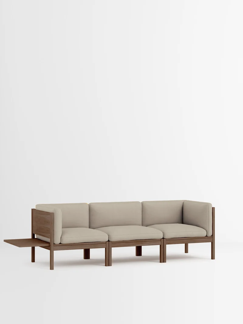3 Seater Sofa with Sides + 1 Side Table