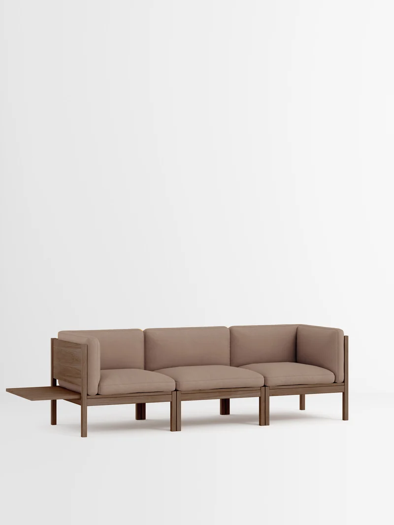 3 Seater Sofa with Sides + 1 Side Table