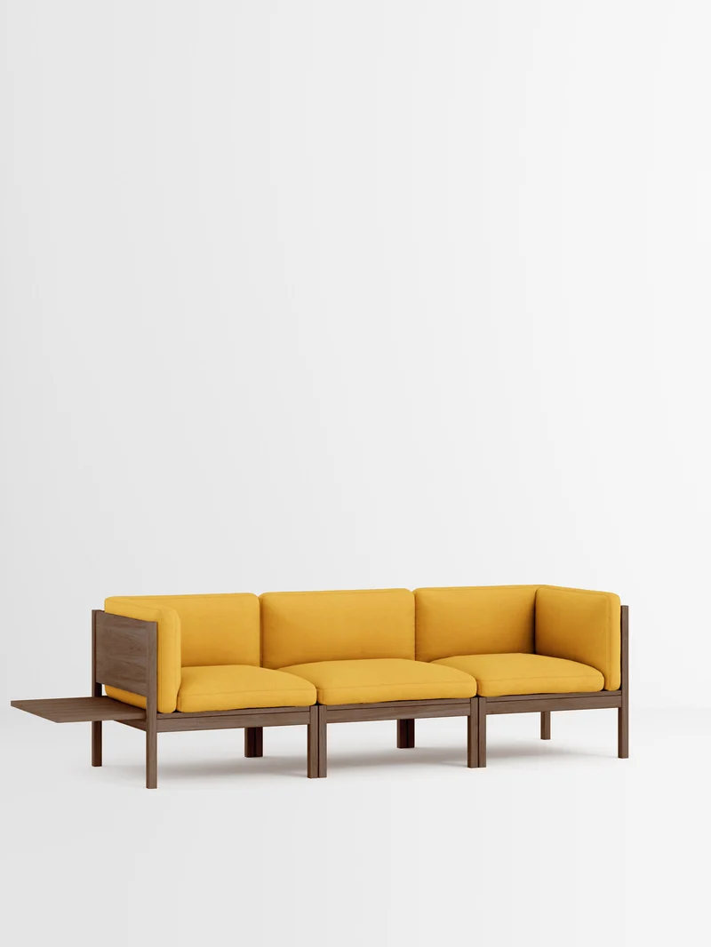3 Seater Sofa with Sides + 1 Side Table