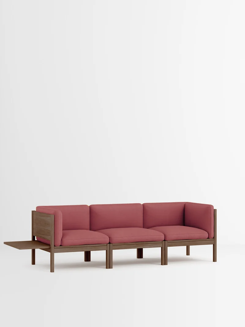 3 Seater Sofa with Sides + 1 Side Table
