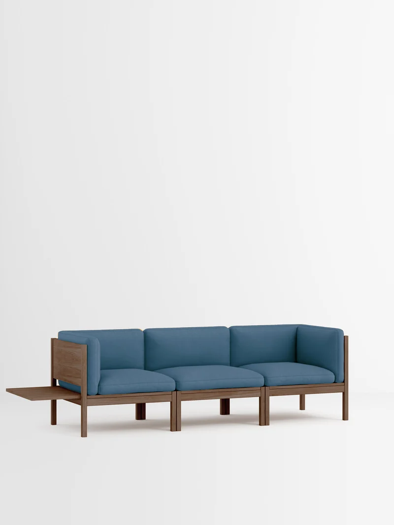 3 Seater Sofa with Sides + 1 Side Table