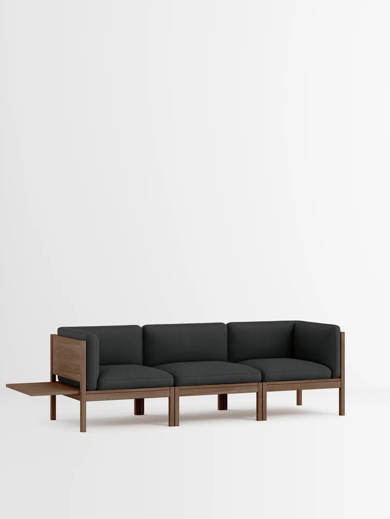 3 Seater Sofa with Sides + 1 Side Table