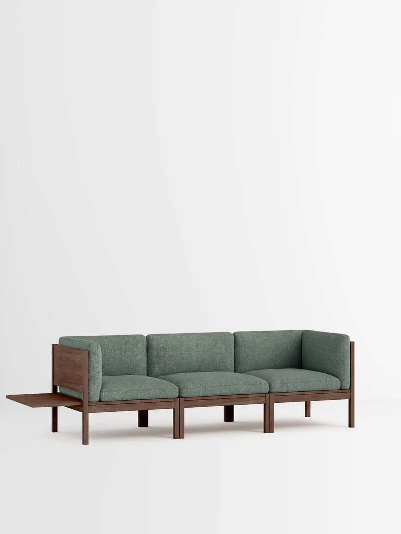 3 Seater Sofa with Sides + 1 Side Table