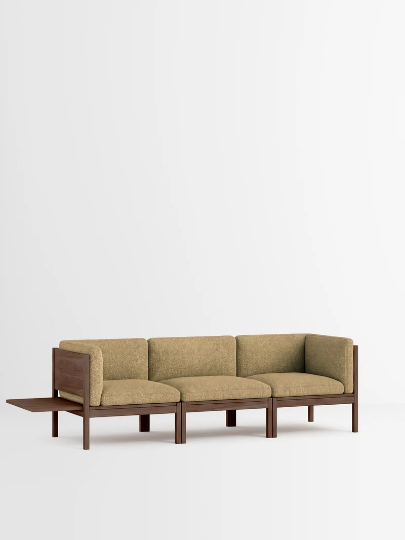 3 Seater Sofa with Sides + 1 Side Table