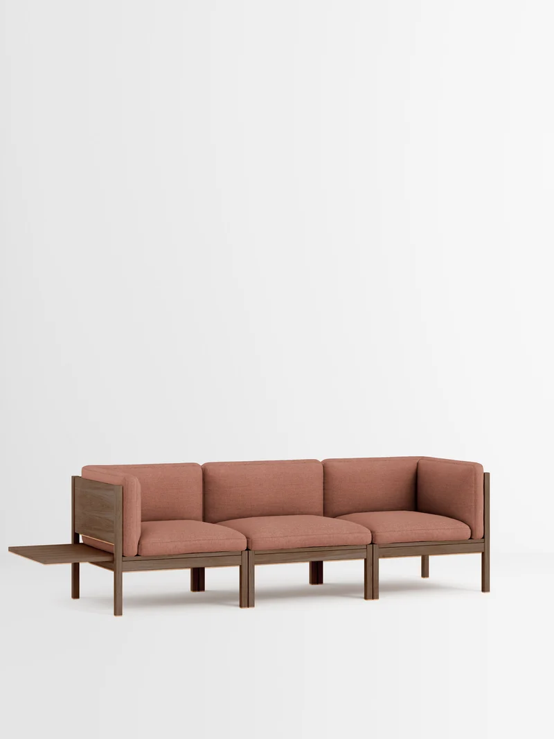 3 Seater Sofa with Sides + 1 Side Table