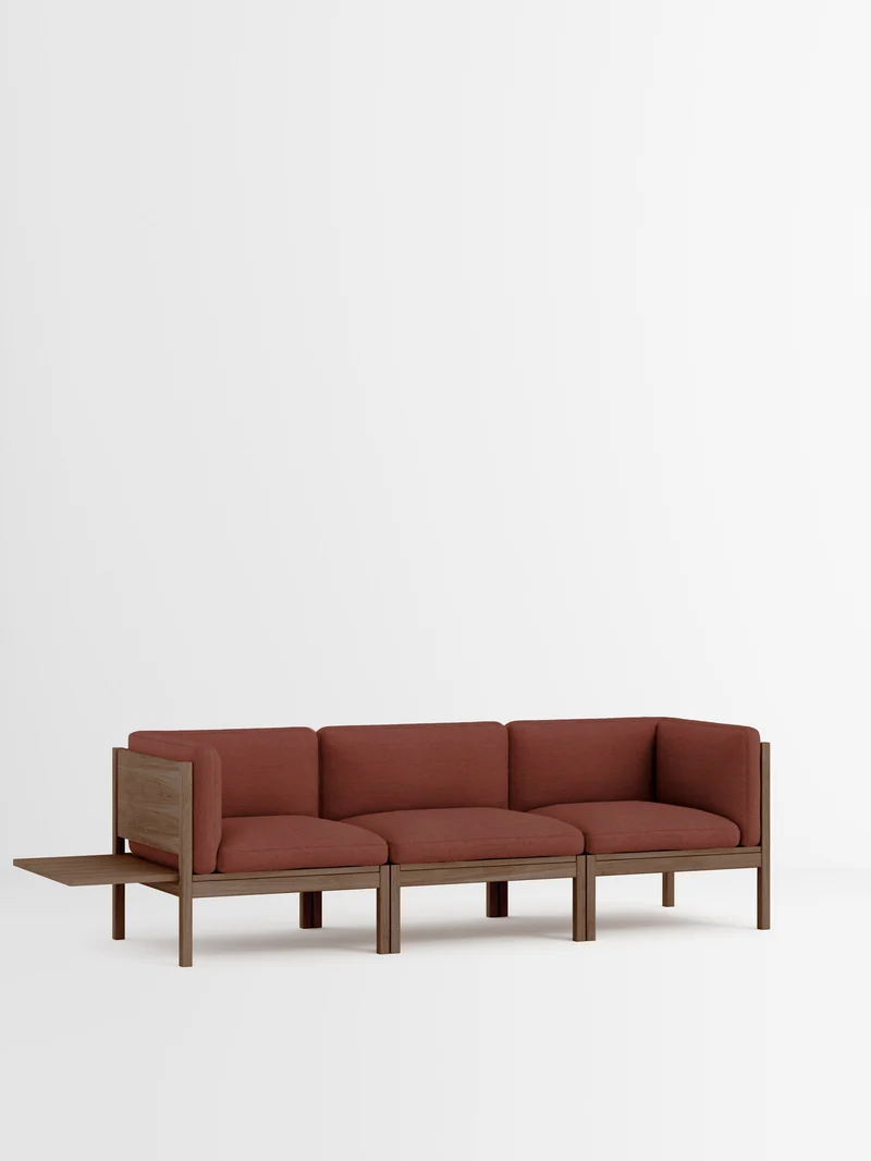 3 Seater Sofa with Sides + 1 Side Table