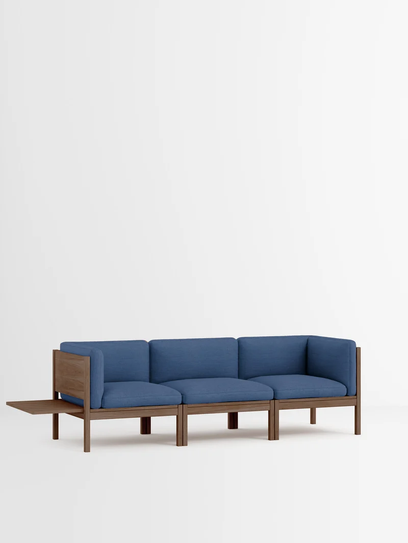 3 Seater Sofa with Sides + 1 Side Table