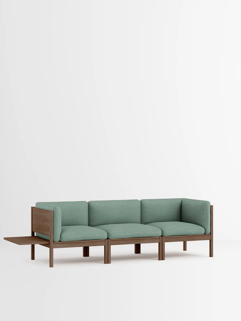 3 Seater Sofa with Sides + 1 Side Table