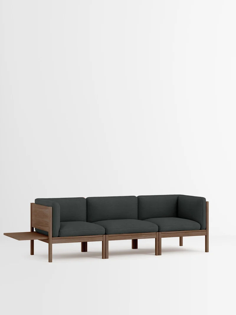 3 Seater Sofa with Sides + 1 Side Table
