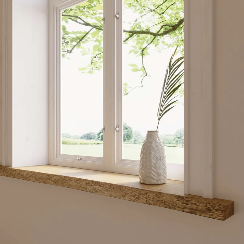 Fensterbank Holz aus Massivholz Eiche - nach Maß