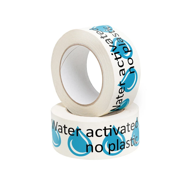 Papier-Klebeband wasseraktiviert mit individuellem Aufdruck und Logo (verschiedene Größen)