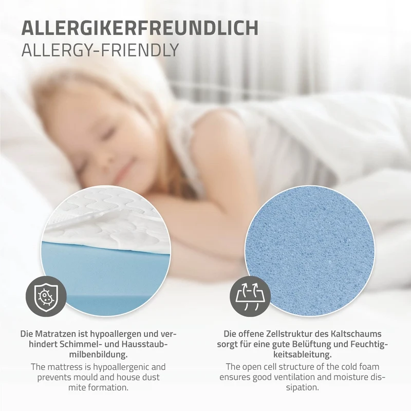 ML-Design | Kinderbett Fußballtor mit Matratze H:16cm, 90x200 cm aus massivem Kiefernholz Holzbett mit Lattenrost & Tornetz Handballtor