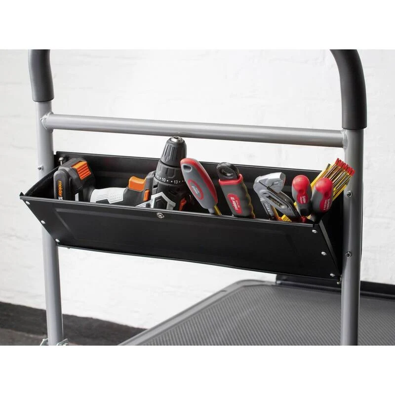 B-Ware Meister Werkzeuge Plattformwagen klappbar Stahl 300kg Traglast schwarz 910x610mm