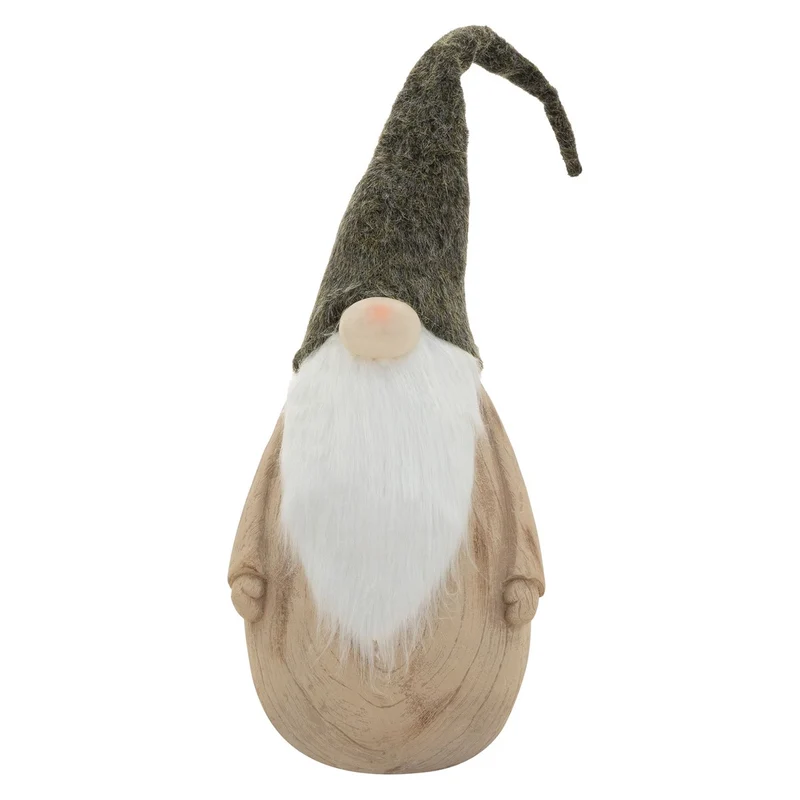 ECD GERMANY | LED-Weihnachtswichtel mit leuchtender Nase 66-88 cm Weihnachtsdeko Innen Wichtelfigur mit Mütze Weihnachtsfigur Zwerg Batteriebetrieben