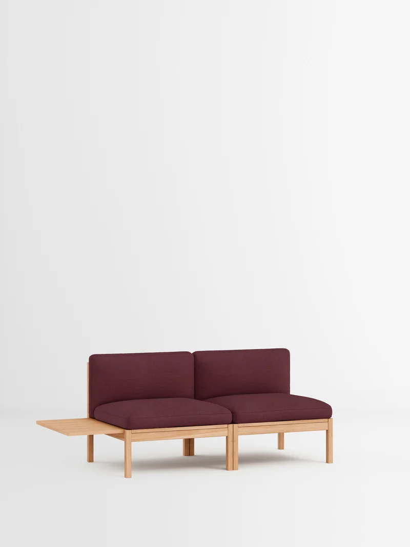 2 Seater Sofa with 1 Side Table