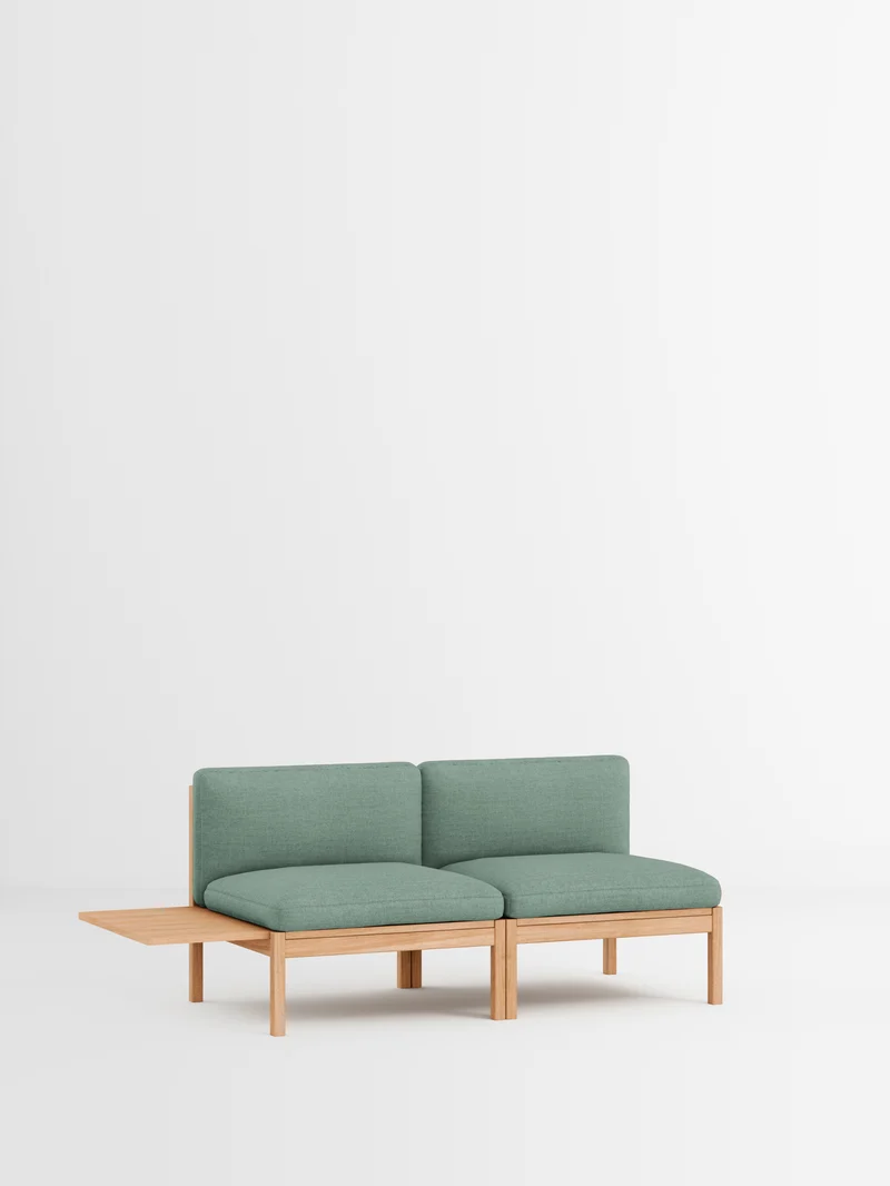 2 Seater Sofa with 1 Side Table