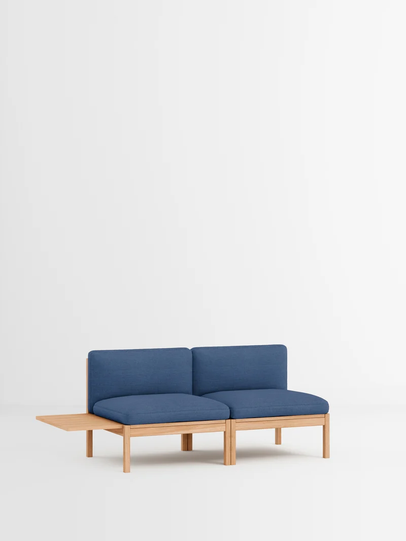 2 Seater Sofa with 1 Side Table