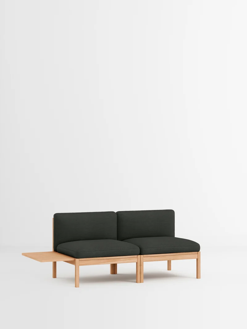 2 Seater Sofa with 1 Side Table