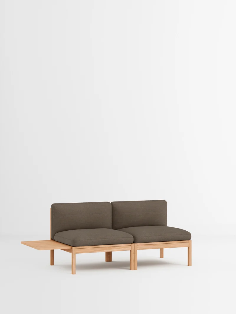 2 Seater Sofa with 1 Side Table