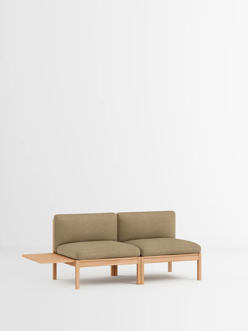 2 Seater Sofa with 1 Side Table