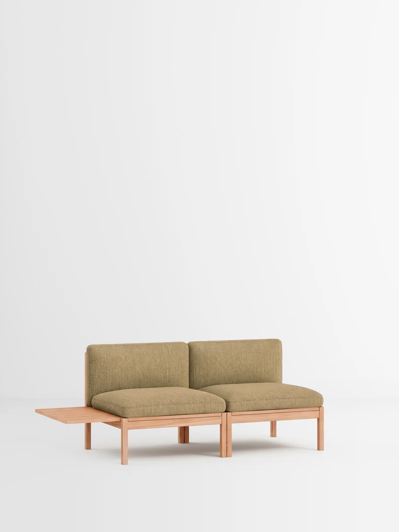2 Seater Sofa with 1 Side Table