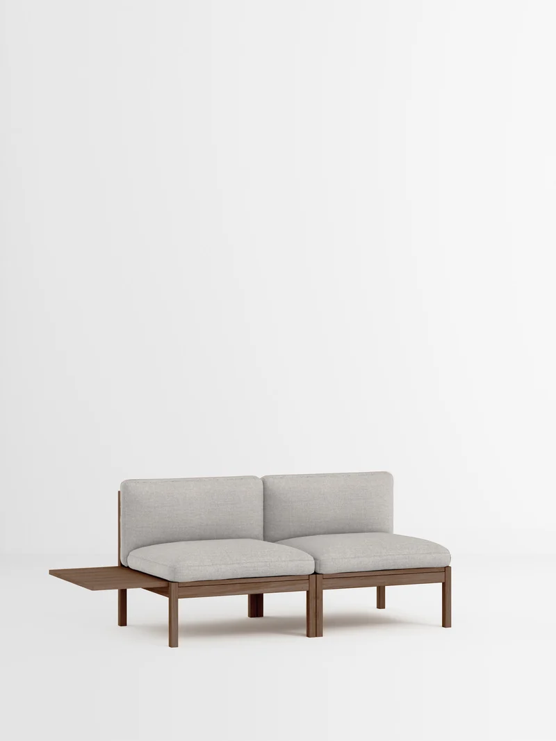 2 Seater Sofa with 1 Side Table