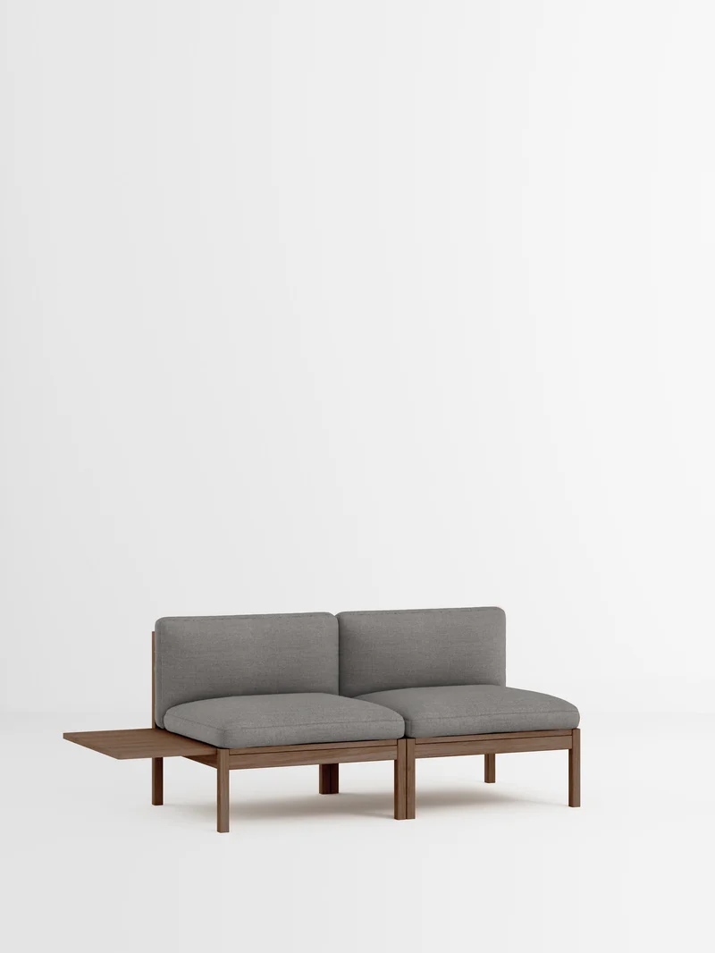 2 Seater Sofa with 1 Side Table