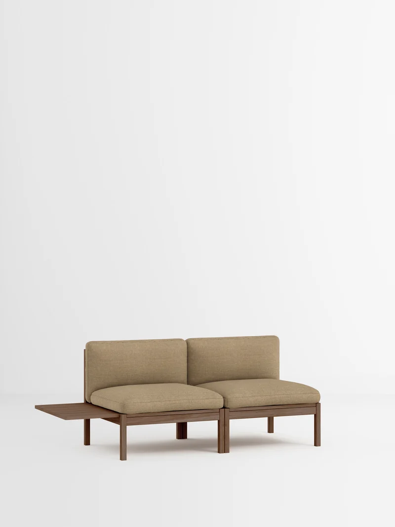 2 Seater Sofa with 1 Side Table