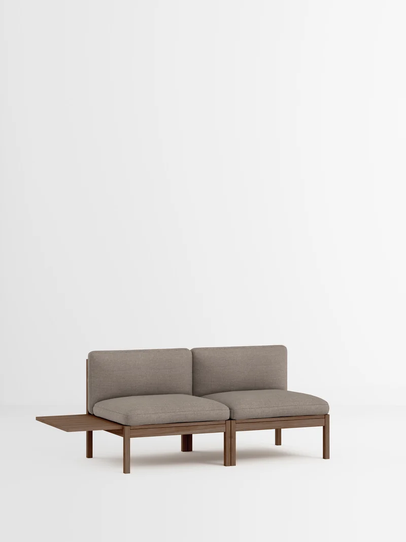 2 Seater Sofa with 1 Side Table