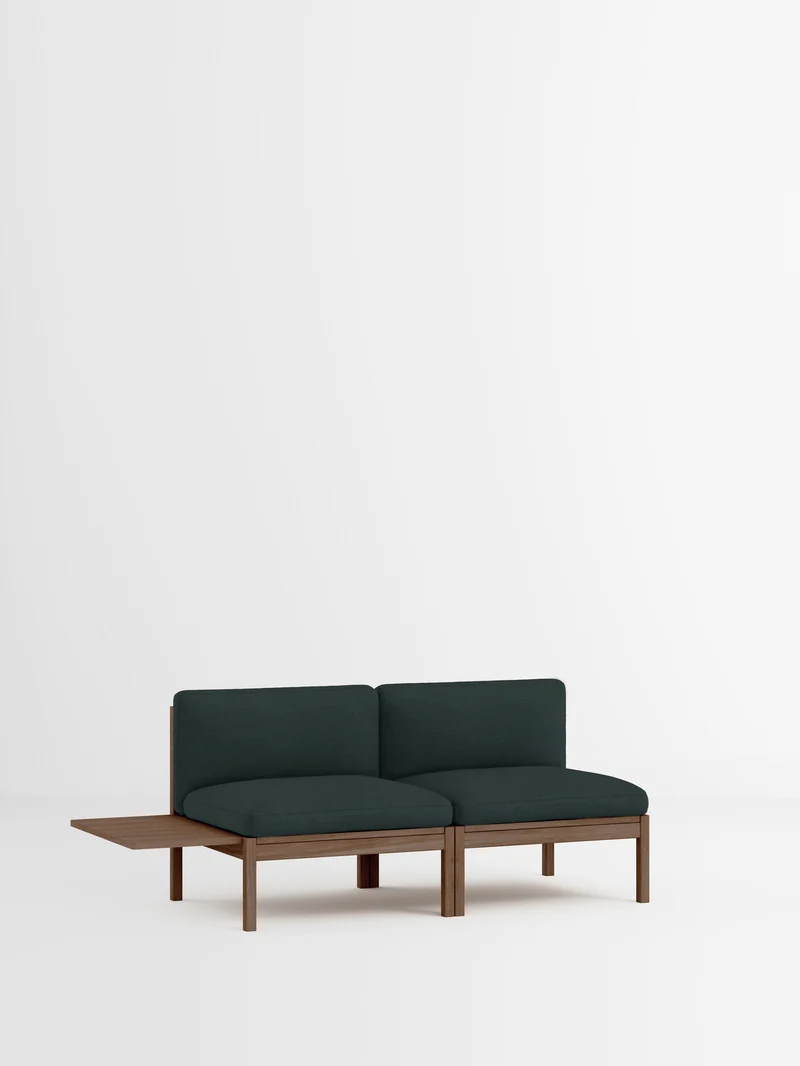 2 Seater Sofa with 1 Side Table