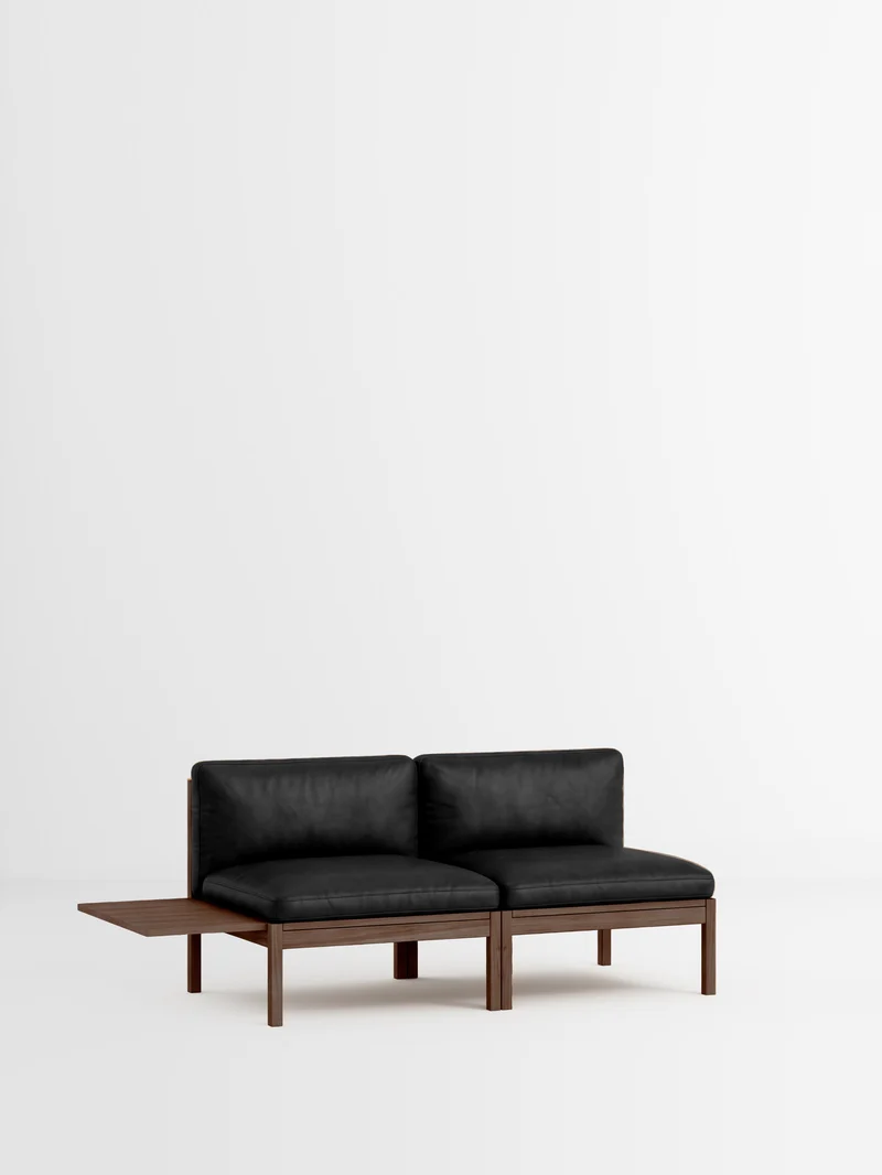 2 Seater Sofa with 1 Side Table