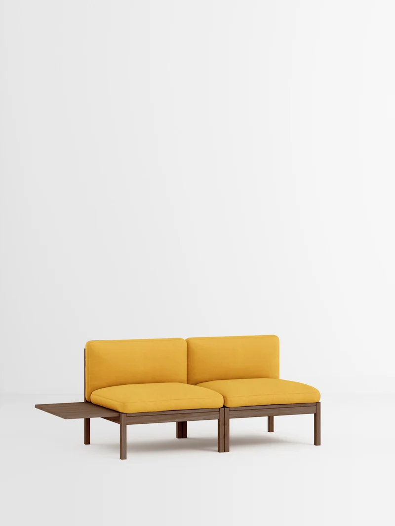2 Seater Sofa with 1 Side Table