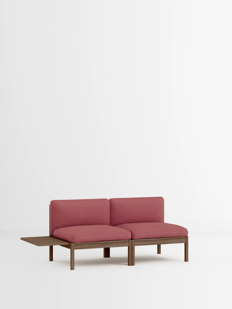 2 Seater Sofa with 1 Side Table