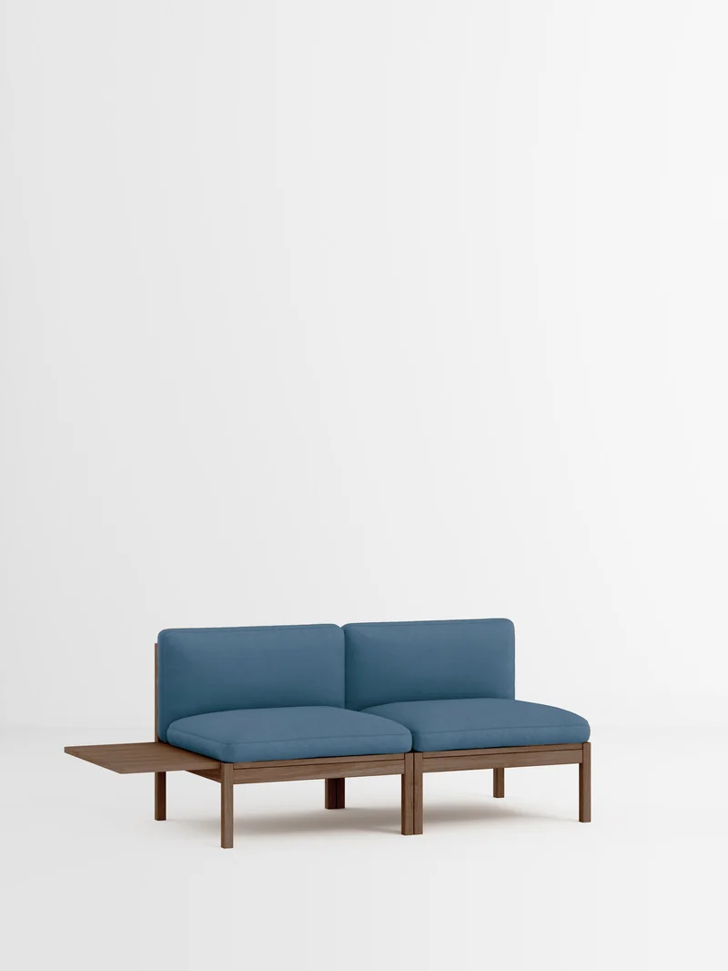 2 Seater Sofa with 1 Side Table