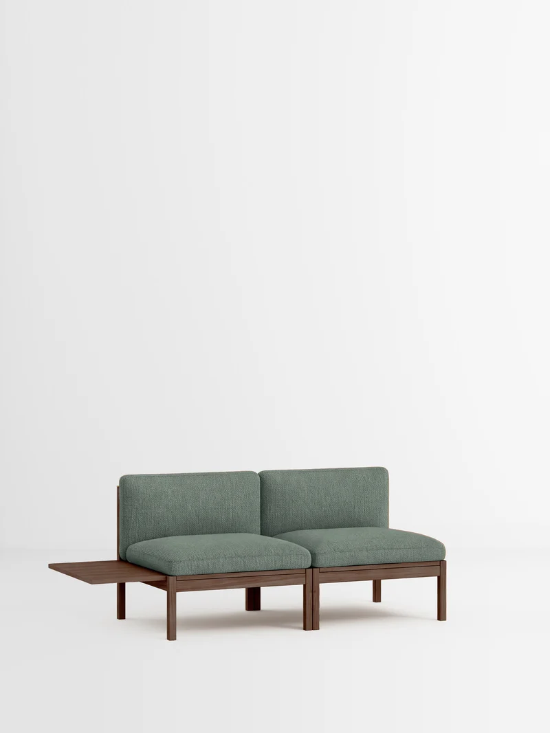 2 Seater Sofa with 1 Side Table