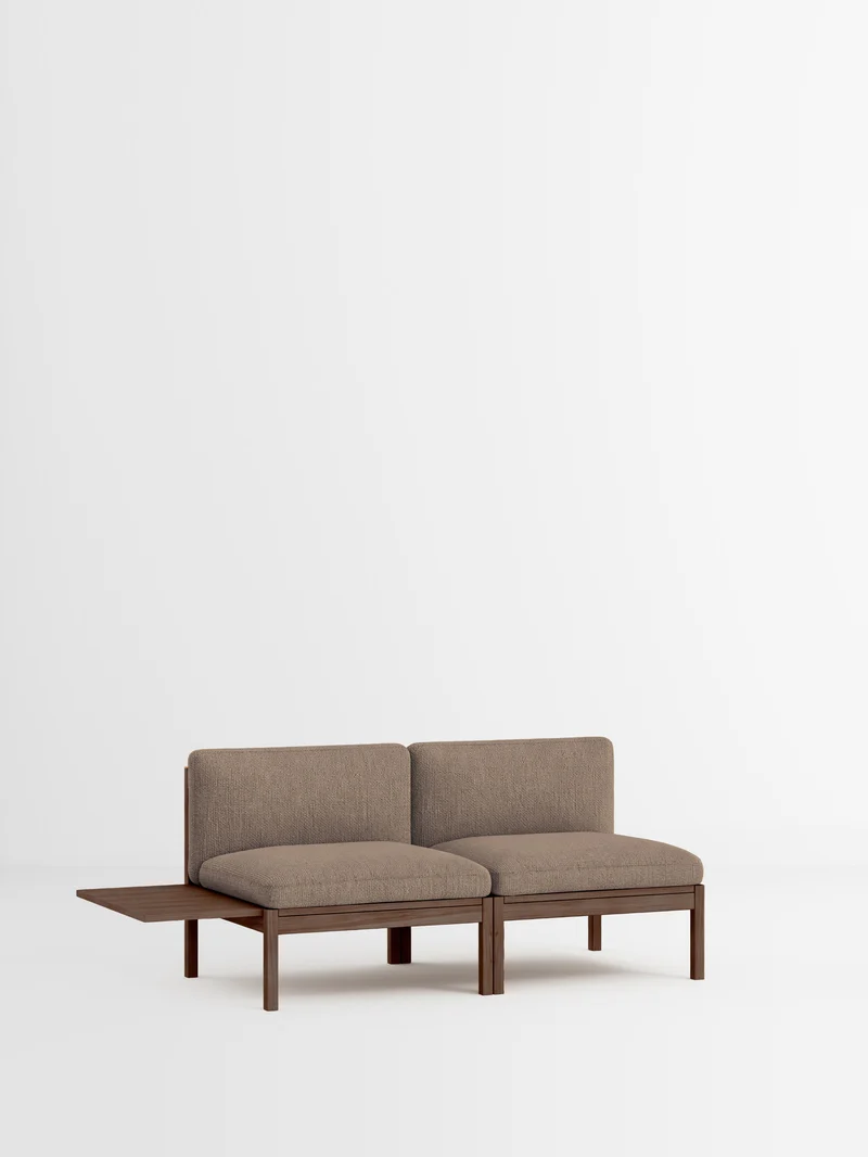 2 Seater Sofa with 1 Side Table