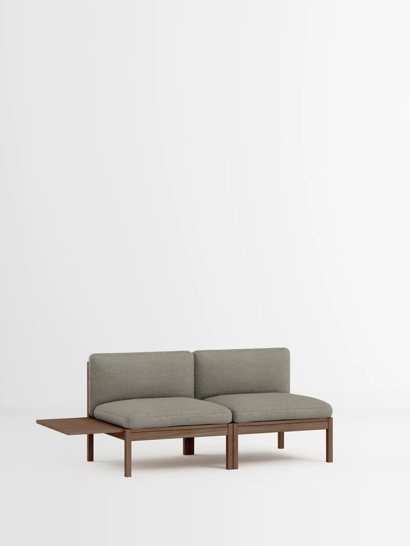2 Seater Sofa with 1 Side Table